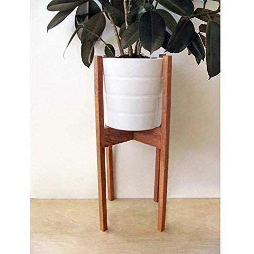 Amazon: 24 Inch Tall Oak Mid Century Modern Plant Stand: Handmade | Mid  Century Modern Plant Stand, Modern Plant Stand, Mid Century Modern Plants Intended For 24 Inch Plant Stands (View 8 of 15)