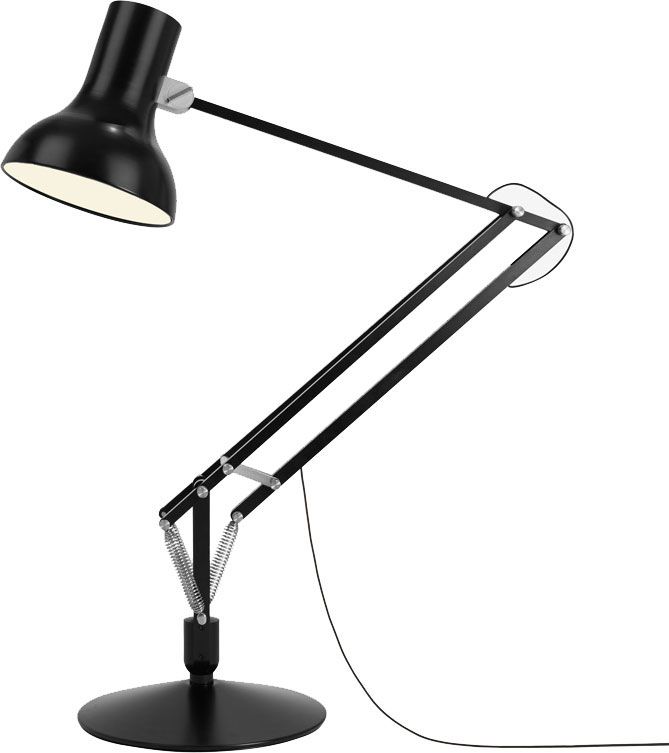 Anglepoise 32003 Type 75 Contemporary Jet Black Halogen Giant Floor Lamp –  Ang 32003 In 75 Inch Floor Lamps (View 6 of 15)