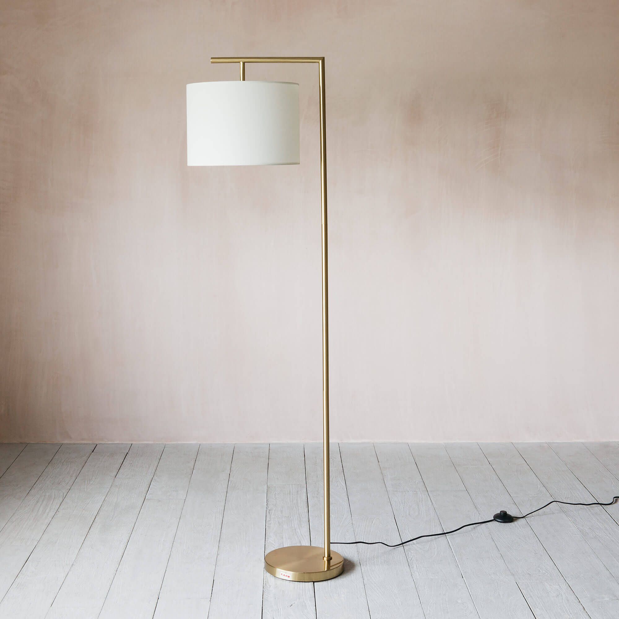 Angular Gold Floor Lamp | Graham & Green Pertaining To Angular Floor Lamps (View 13 of 15)
