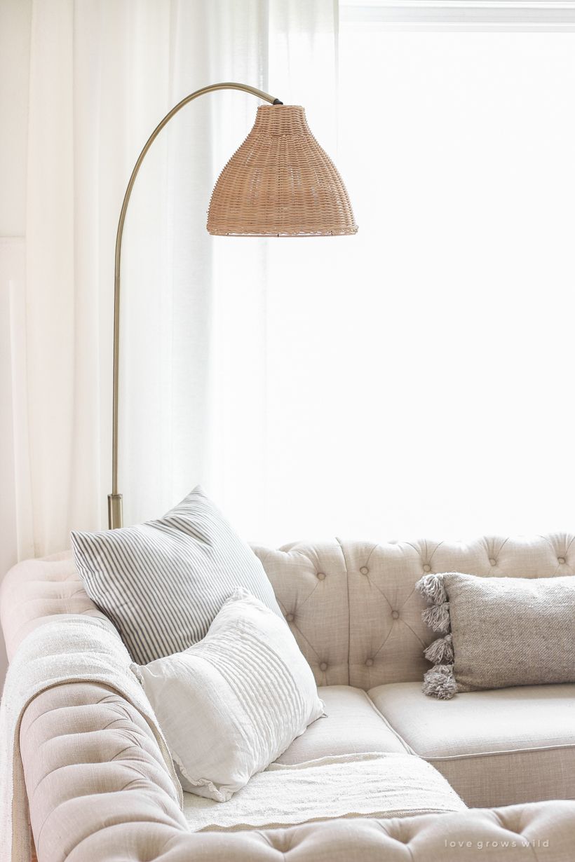 Featured Photo of 15 Best Ideas Rattan Floor Lamps