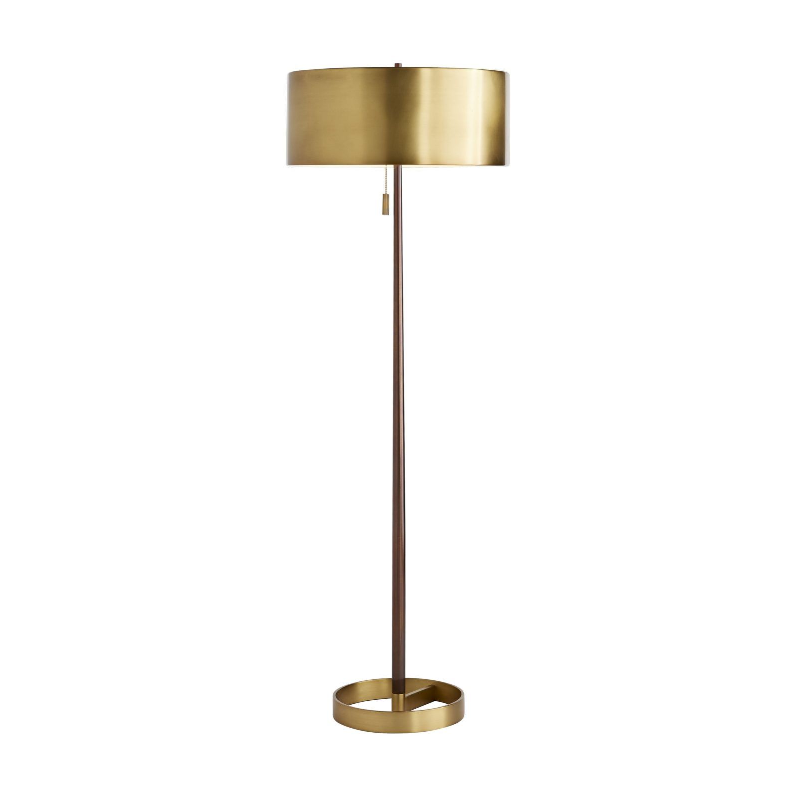 Antique Brass Floor Lamp – Modern Antique Brass Floor Lamp For Satin Brass Floor Lamps (View 4 of 15)