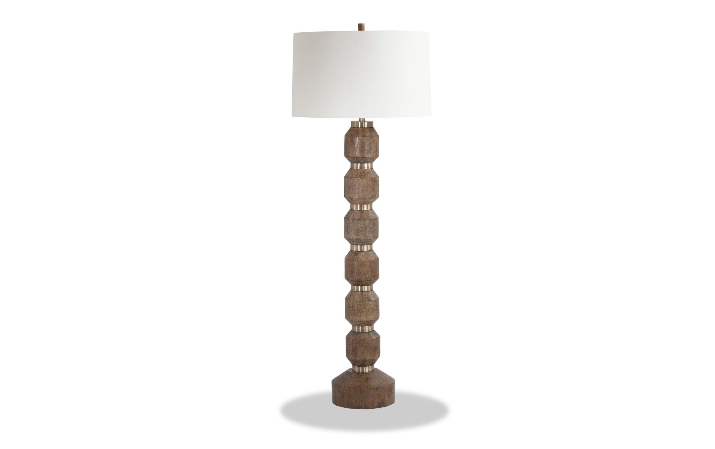 Ashton 66'' Brown Floor Lamp | Bob's Discount Furniture Inside Brown Floor Lamps (View 6 of 15)