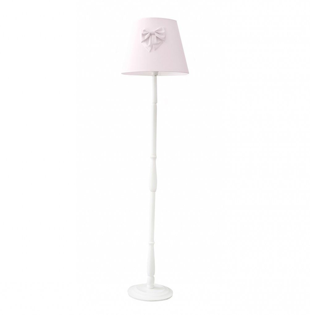 Baby Pink Floor Lamp With Bow – Floor Lamps – Lighting – Shop On Line –  Caramella Inside Pink Floor Lamps (View 4 of 15)