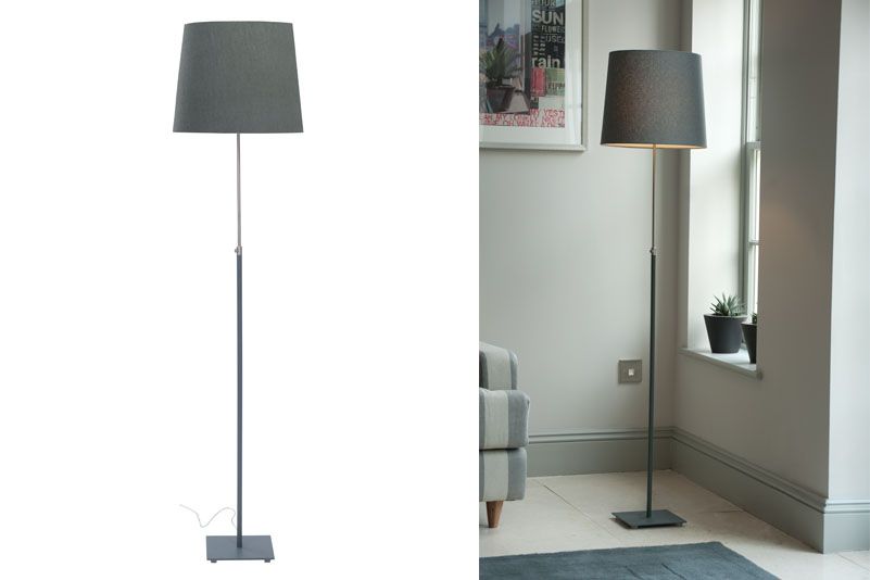 Baltic Floor Lamp – Grey | Pr Home Pertaining To Charcoal Grey Floor Lamps (View 13 of 15)