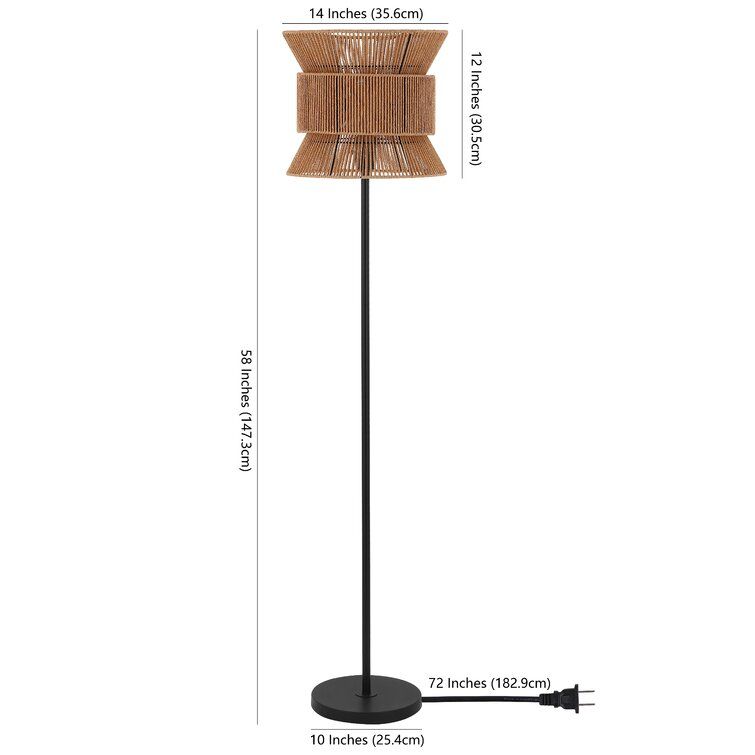 Bex Dimmable Floor Lamp & Reviews | Joss & Main For 58 Inch Floor Lamps (Photo 14 of 15)