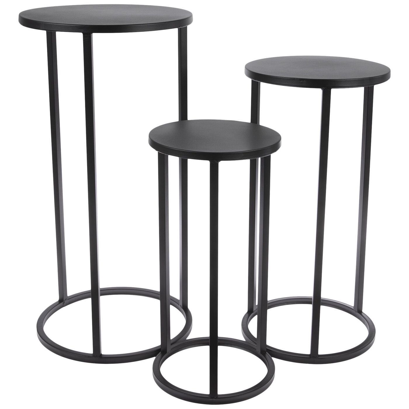 Black Metal Plant Stand Set – Tall | Hobby Lobby | 81057483 Inside Black Plant Stands (Photo 14 of 15)