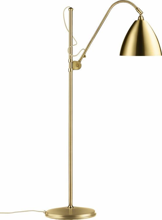 Brass Floor Lamp Bestlite Bl3 – Gubi Intended For Brass Floor Lamps (Photo 3 of 15)