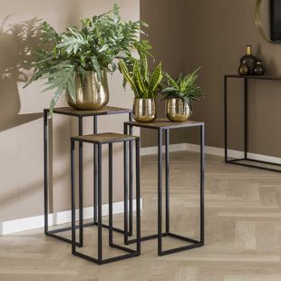 Bronze Plant Stands & Telephone Tables You'll Love | Wayfair.co.uk Inside Bronze Plant Stands (Photo 11 of 15)