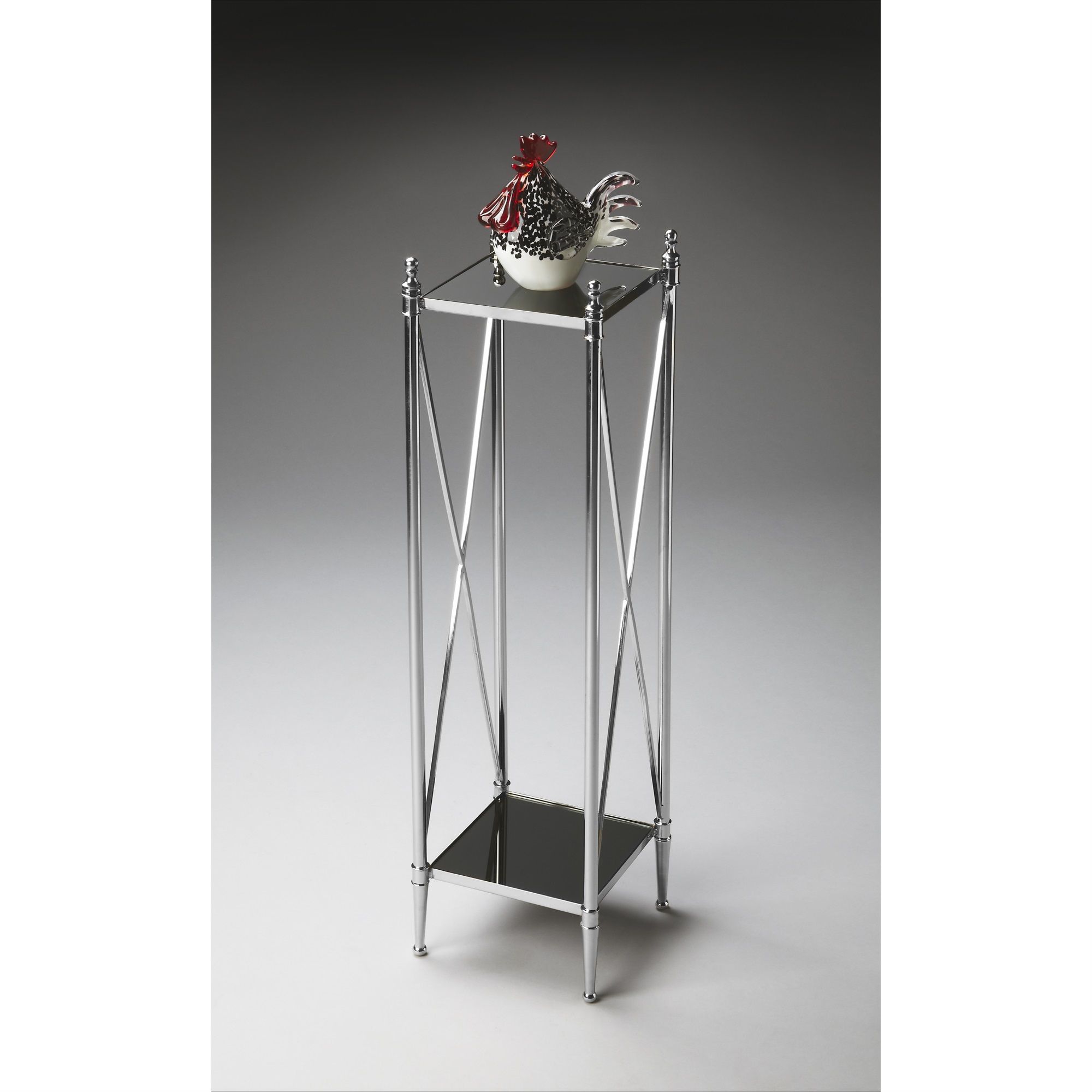 Butler Pedestal Plant Stand – Nickel – Walmart For Nickel Plant Stands (Photo 2 of 15)