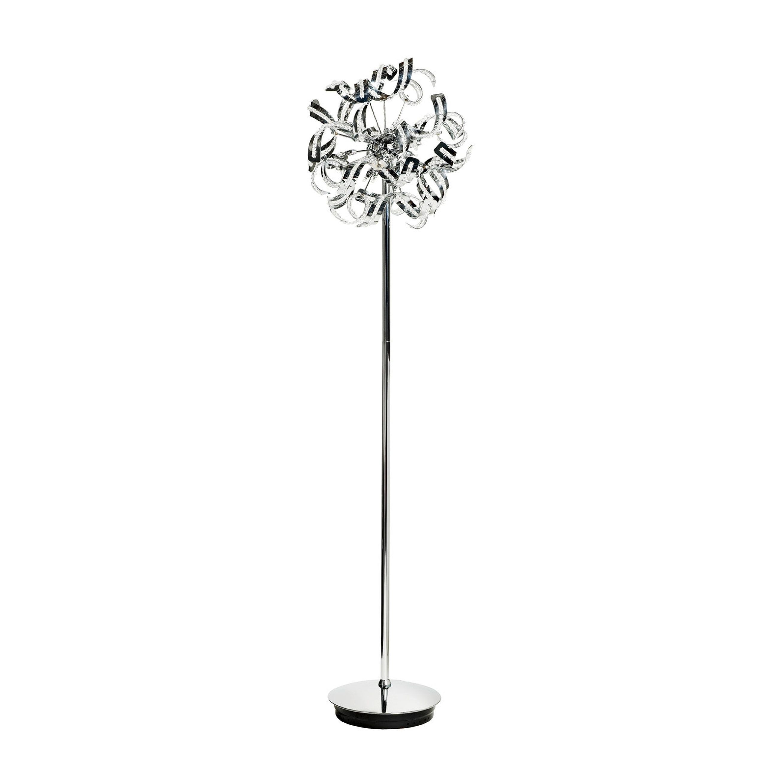 Buy Macey Chrome Crystal Floor Lamp | Harvey Norman Au Pertaining To Chrome Crystal Tower Floor Lamps (View 10 of 15)