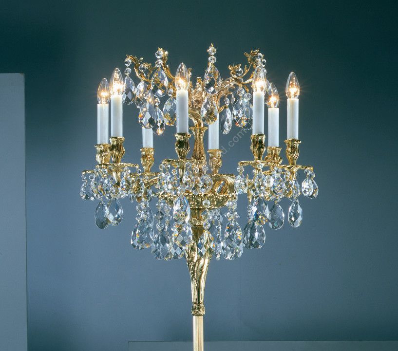 Buy Preciosa / Beautiful Louis Xv Style Crystal Floor Lamp / Pantheon Fr  5345/00/008 Online, Price Regarding Chandelier Style Floor Lamps (Photo 10 of 15)