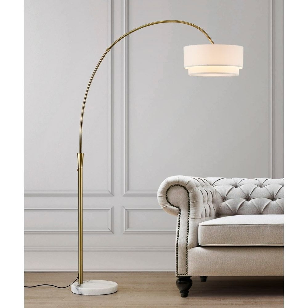 Carson Carrington Flam 81 Inch Arch Floor Lamp – Overstock – 25861535 For Arc Floor Lamps (Photo 13 of 15)