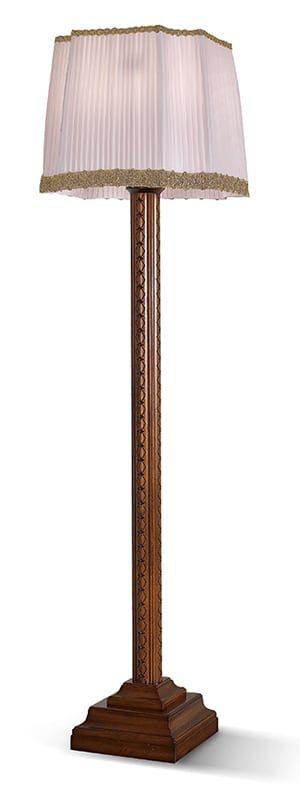 Carved Floor Lamp – Lm15/p Within Beeswax Finish Floor Lamps (View 11 of 15)