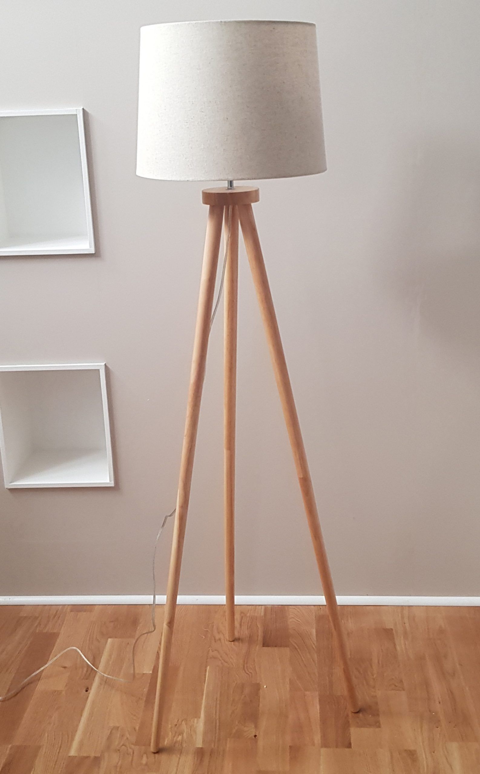 Chadwick Natural Wood Tripod Floor Lamp – Kliving With Regard To Wood Tripod Floor Lamps (View 5 of 15)