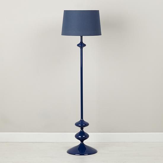 Checkmate Floor Lamp Base (dk. Blue) | Navy Floor Lamp, Blue Floor Lamps, Floor  Lamp With Blue Floor Lamps (Photo 8 of 15)