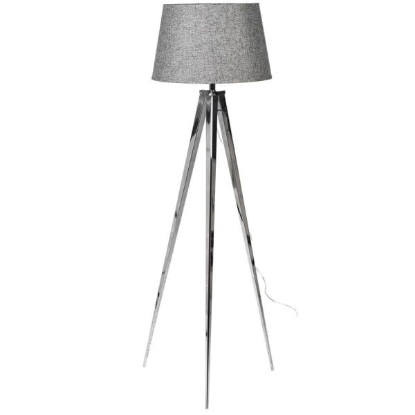 Chrome Tripod Floor Lamp | It0205862 Intended For Chrome Floor Lamps (View 13 of 15)