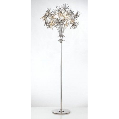 Classic Floor Lamp Silver Gold Bell 201 Throughout Silver Floor Lamps (View 15 of 15)