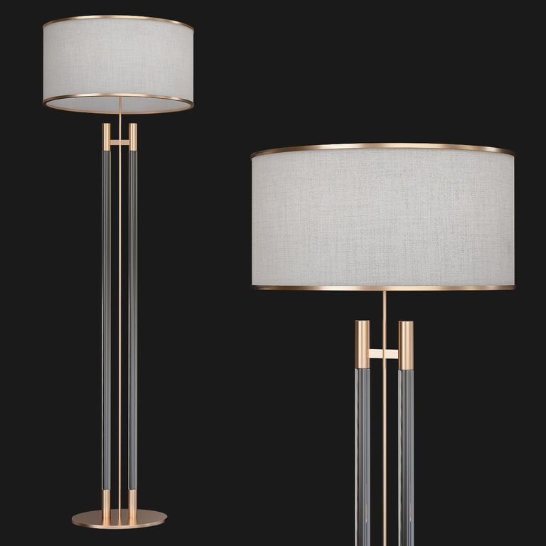 Column Acrylic Floor Lamp (43669) 3d Model – Download 3d Model Column Acrylic  Floor Lamp (43669) | 43669 | 3dbaza Within Acrylic Floor Lamps (View 5 of 15)