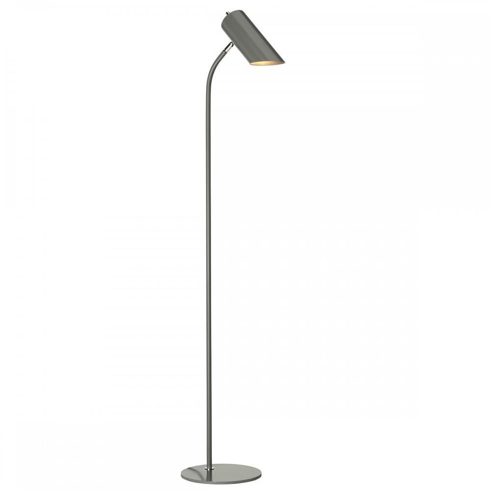 Contemporary Dark Grey Floor Lamp | Lighting Company With Regard To Charcoal Grey Floor Lamps (View 6 of 15)