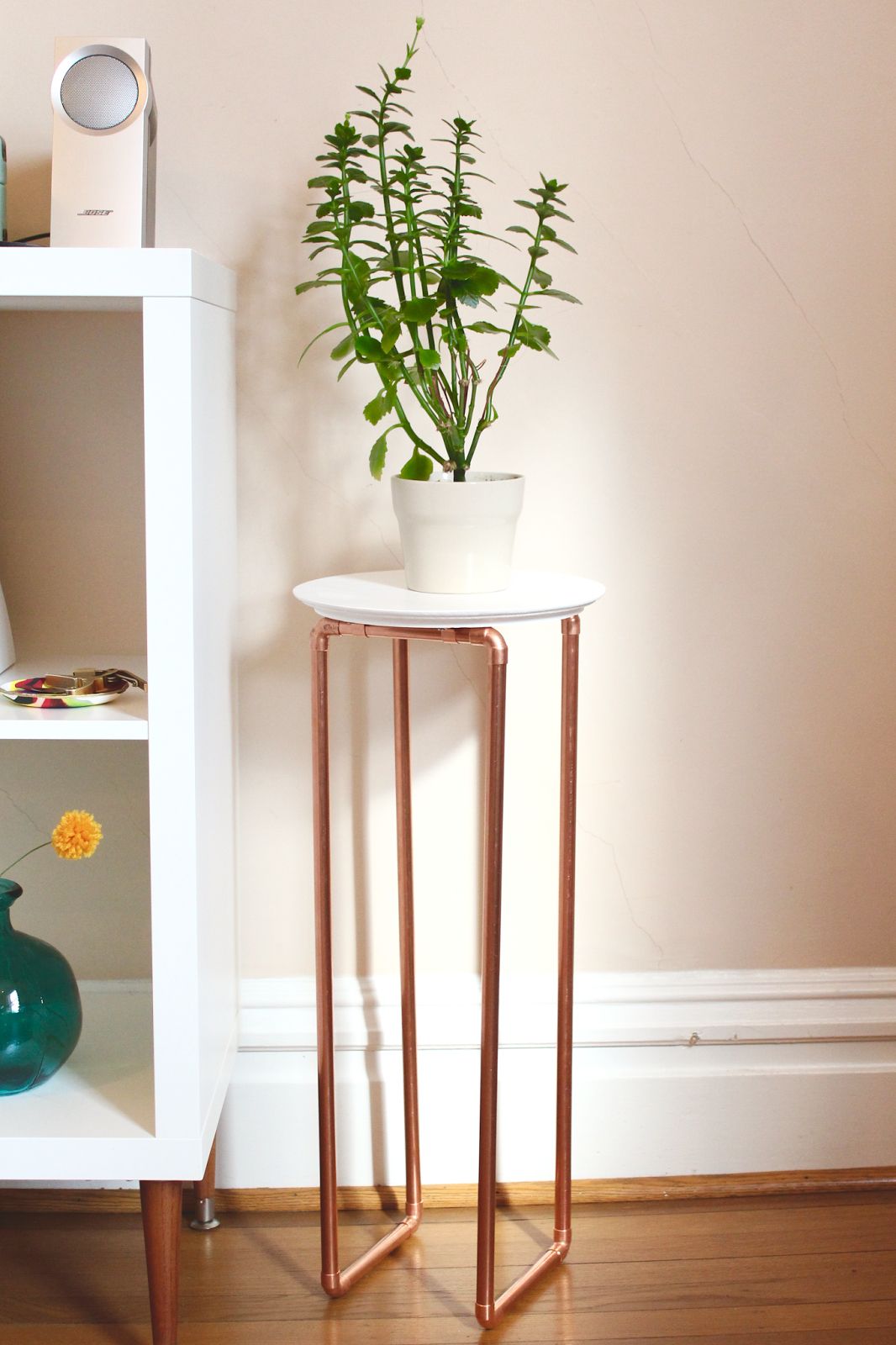 Copper Leg Plant Stand | Sarah & Nick Intended For Copper Plant Stands (View 6 of 15)