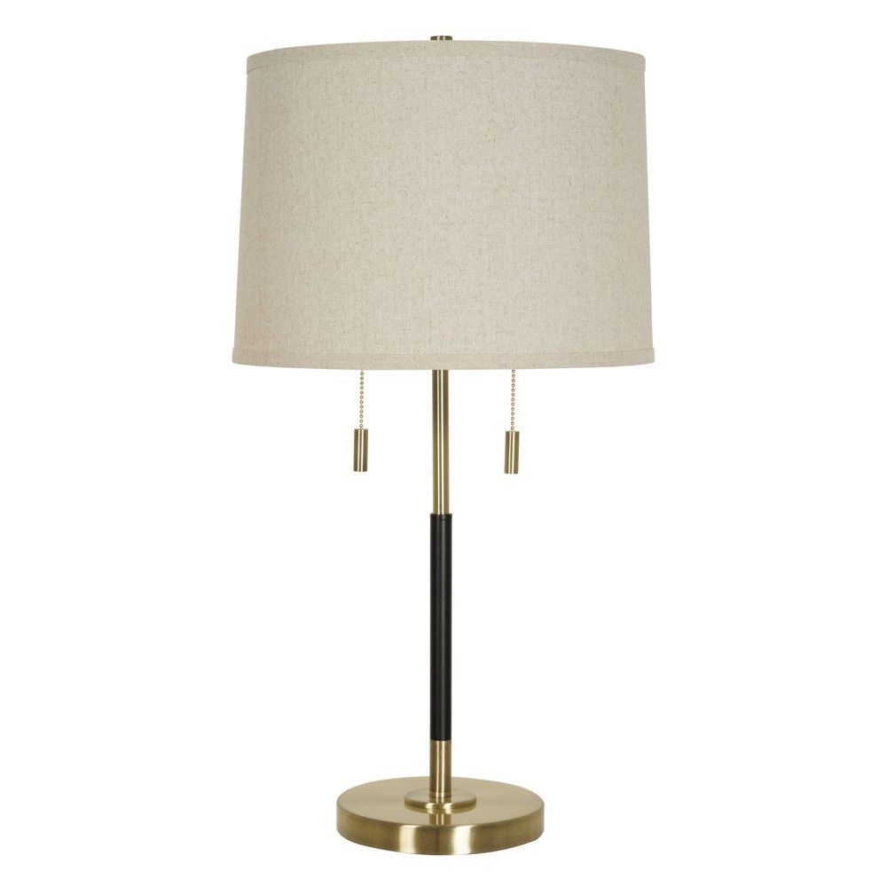 Cresswell Lighting Dual Pull Chain Floor Table Lamp (includes Led Light Bulb)  – Cresswell Lighting | Connecticut Post Mall Throughout Floor Lamps With Dual Pull Chains (View 9 of 15)