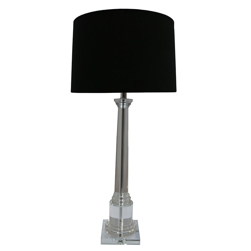 Crystal Tower Table Lamp – Le Forge For Chrome Crystal Tower Floor Lamps (View 9 of 15)