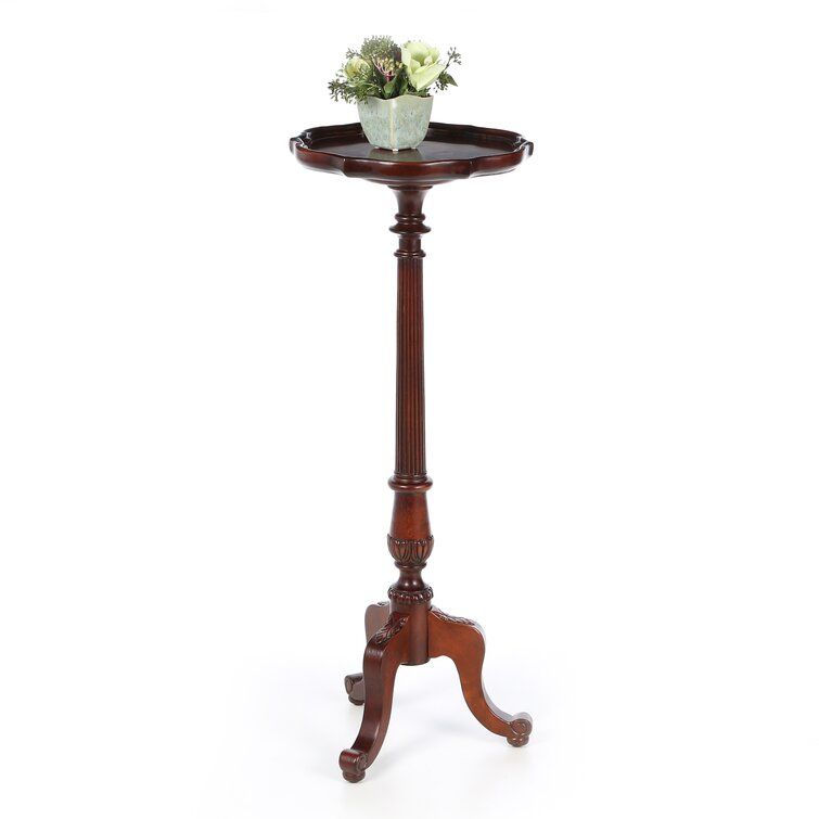 Darby Home Co Skelly Round Pedestal Plant Stand & Reviews | Wayfair For Cherry Pedestal Plant Stands (View 5 of 15)