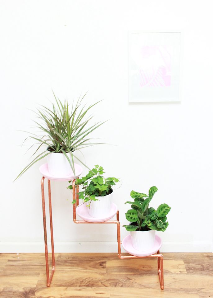 Diy 3 Tiered Copper Planter – A Bubbly Life Throughout Copper Plant Stands (View 4 of 15)