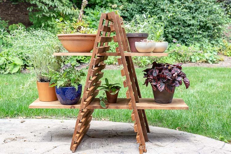 Diy Indoor/outdoor Plant Stand For Multiple Plants For Outdoor Plant Stands (View 10 of 15)