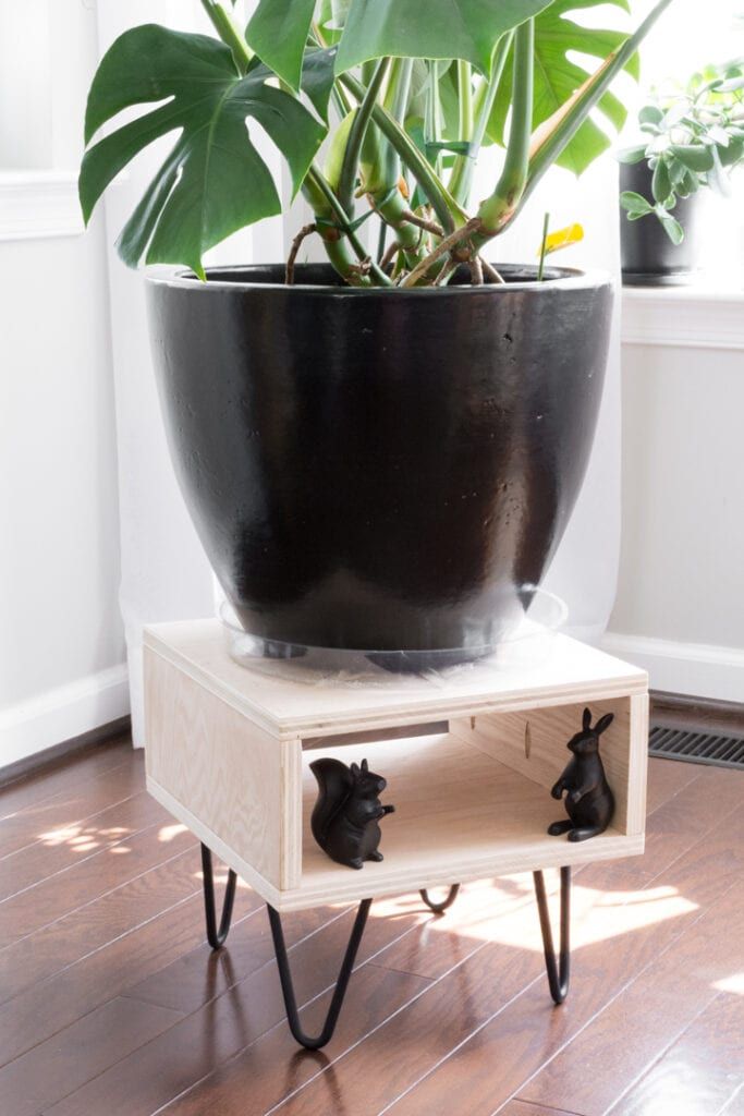 Diy Plant Stand: Make This Easy Project For Your Plants For Plant Stands With Flower Bowl (View 7 of 15)