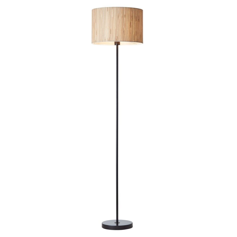 Endon Lighting Longshore Single Light Floor Lamp – Woven Seagrass For Natural Woven Floor Lamps (View 15 of 15)