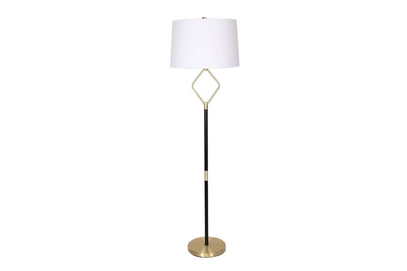 Floor Lamp 799 With Diamond Shape Ifurniture The Largest Furniture Store In  Edmonton. Carry Bedroom Furniture, Living Room Furniture,sofa, Couch,  Lounge Suite, Dining Table And Chairs And Patio Furniture Over 1000+  Products (View 7 of 15)