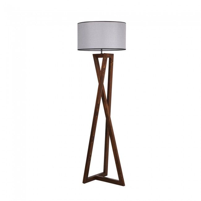 Floor Lamp Nacor Grey – Wonderlamp.shop Regarding Grey Textured Floor Lamps (Photo 12 of 15)