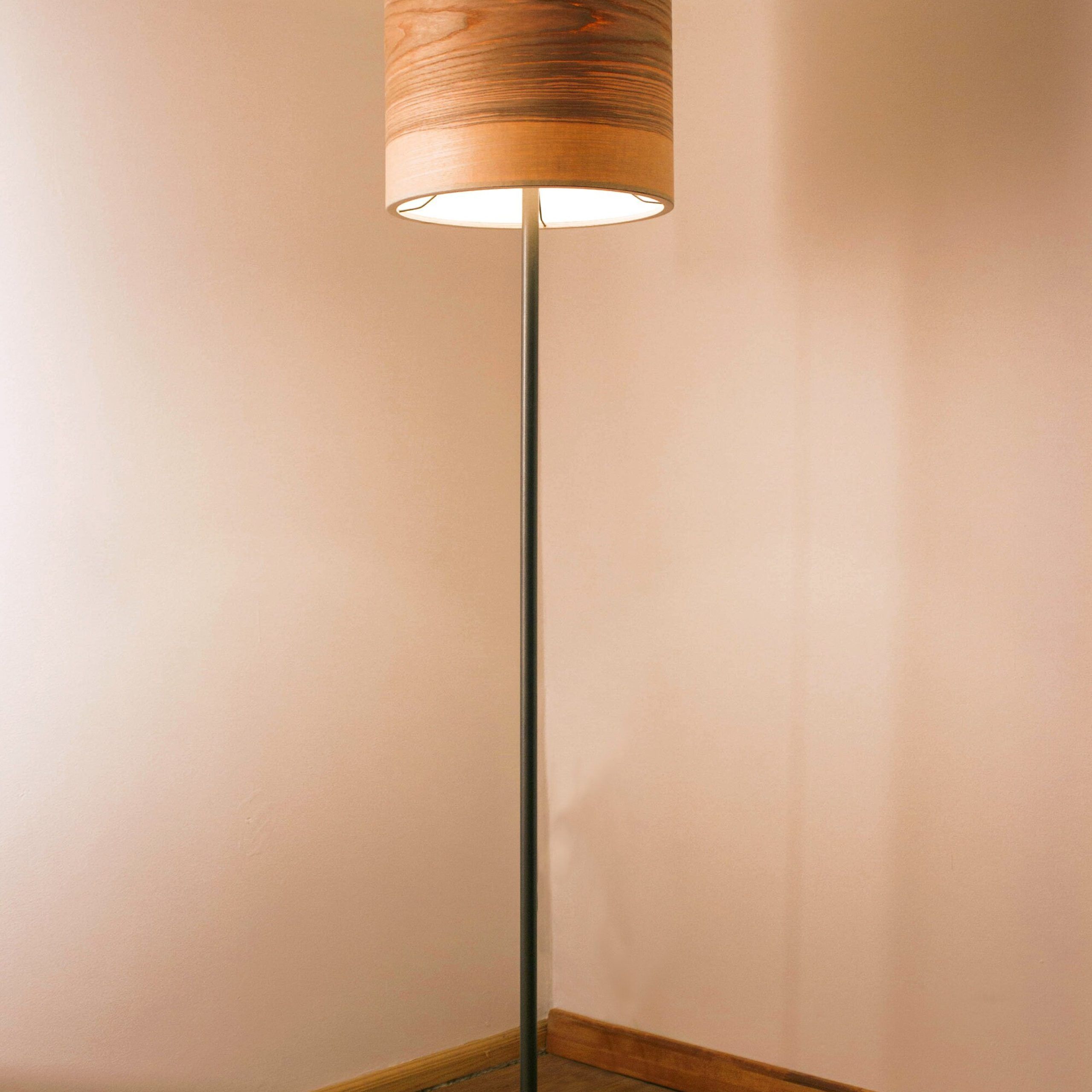 Floor Lamp Simona Floor Natural Color Wooden – Etsy Intended For Minimalist Floor Lamps (Photo 13 of 15)