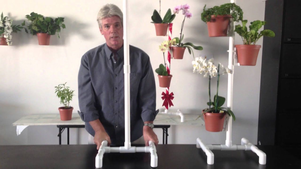 Flower Pot – Hanger – Plant Stand – Assembly For The Wherever Garden Wherevergarden – Youtube Throughout Pvc Plant Stands (Photo 15 of 15)