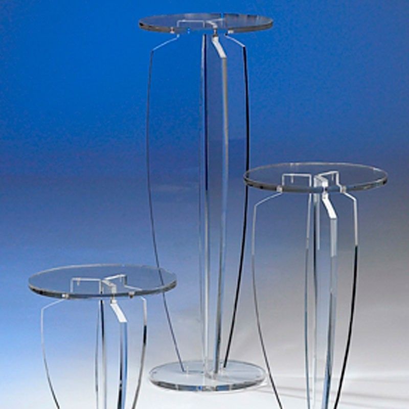 Furniture Plexi – Plant Stand Colo Clear Large Size Intended For Clear Plant Stands (View 5 of 15)