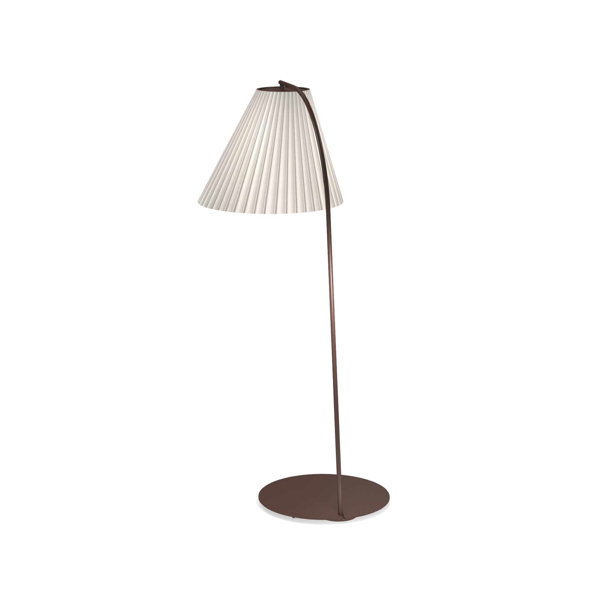 Garden Floor Lamp / Outside In Steel – Collection Cone Intended For Cone Floor Lamps (Photo 4 of 15)