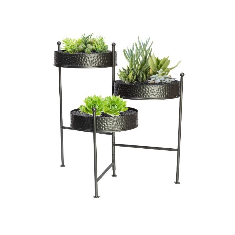 Get Three Tier Plant Stand, 21 Inch In Mi At English Gardens Nurseries |  Serving Clinton Township, Dearborn Heights, Eastpointe, Royal Oak, West  Bloomfield, And The Plymouth – Ann Arbor Michigan Areas Within Three Tier Plant Stands (View 10 of 15)