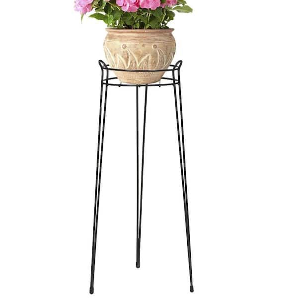 Gilbert & Bennett 30 In. Black Basic Steel Plant Stand S1030 B – The Home  Depot Intended For 36 Inch Plant Stands (Photo 9 of 15)