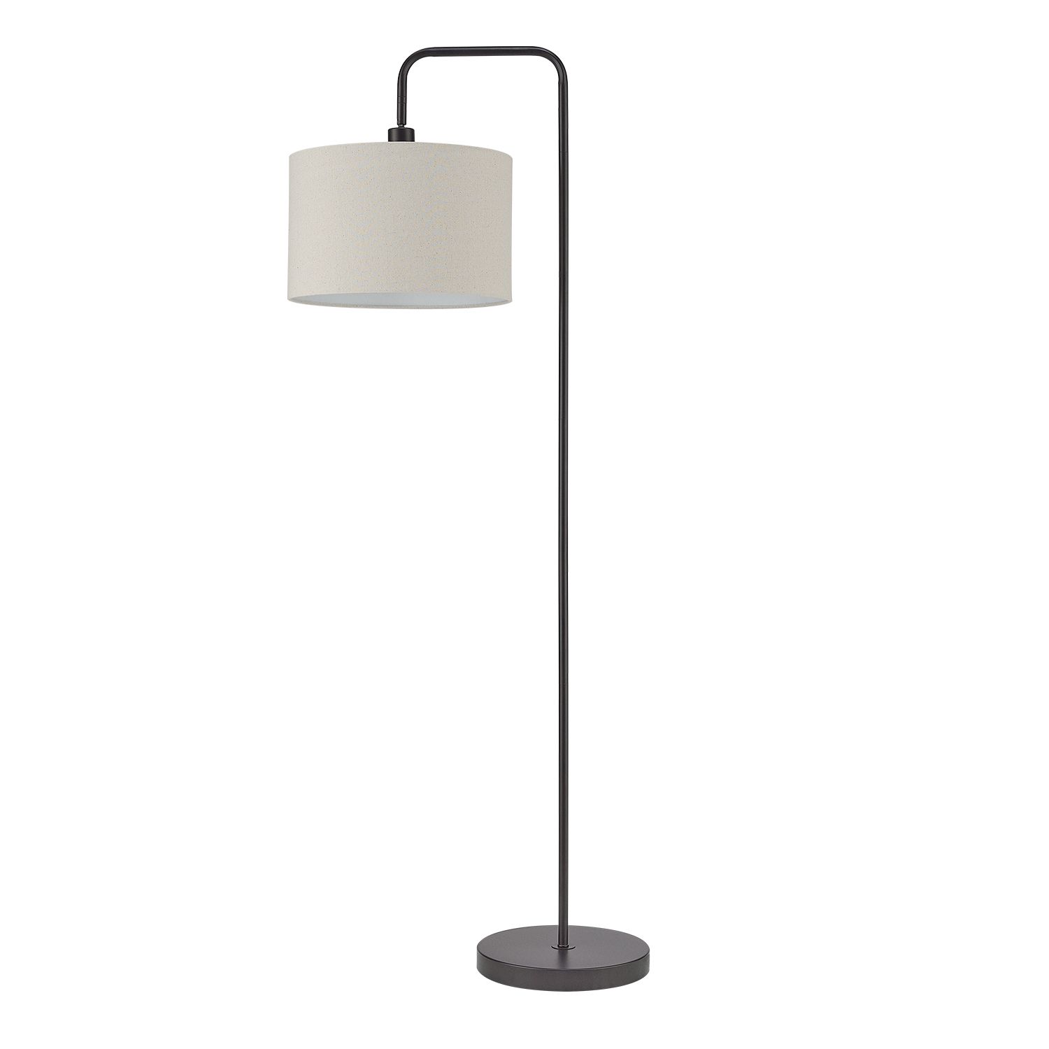 Globe Electric Barden 58" Dark Bronze Floor Lamp With Beige Fabric Shade,  67395 – Walmart With Dark Bronze Floor Lamps (View 5 of 15)