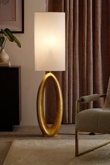 Gold Floor Lamps | Gold Bedside Lamps | Next Uk Within Gold Floor Lamps (Photo 5 of 15)