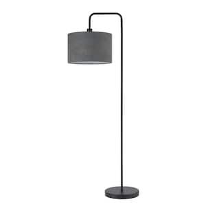 Gray – Floor Lamps – Lamps – The Home Depot With Grey Shade Floor Lamps (View 15 of 15)