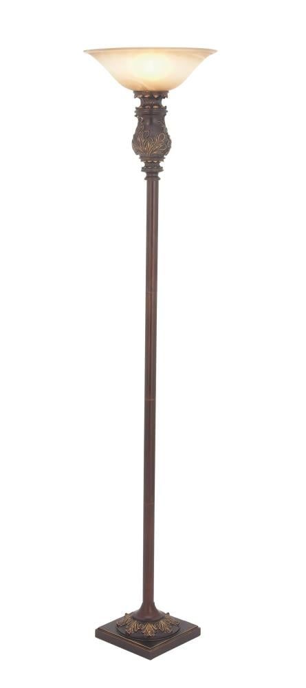 Grayson Lane 70 In Brown Floor Lamp In The Floor Lamps Department At  Lowes Throughout Brown Metal Floor Lamps (Photo 13 of 15)