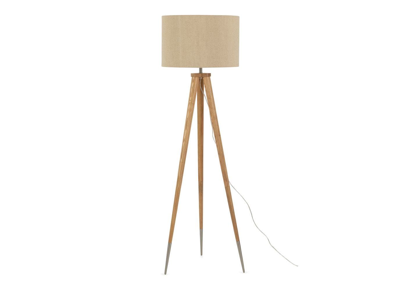 Hawkins Tripod Floor Lamp With Shade | Heal's (uk) Within Wood Tripod Floor Lamps (View 3 of 15)