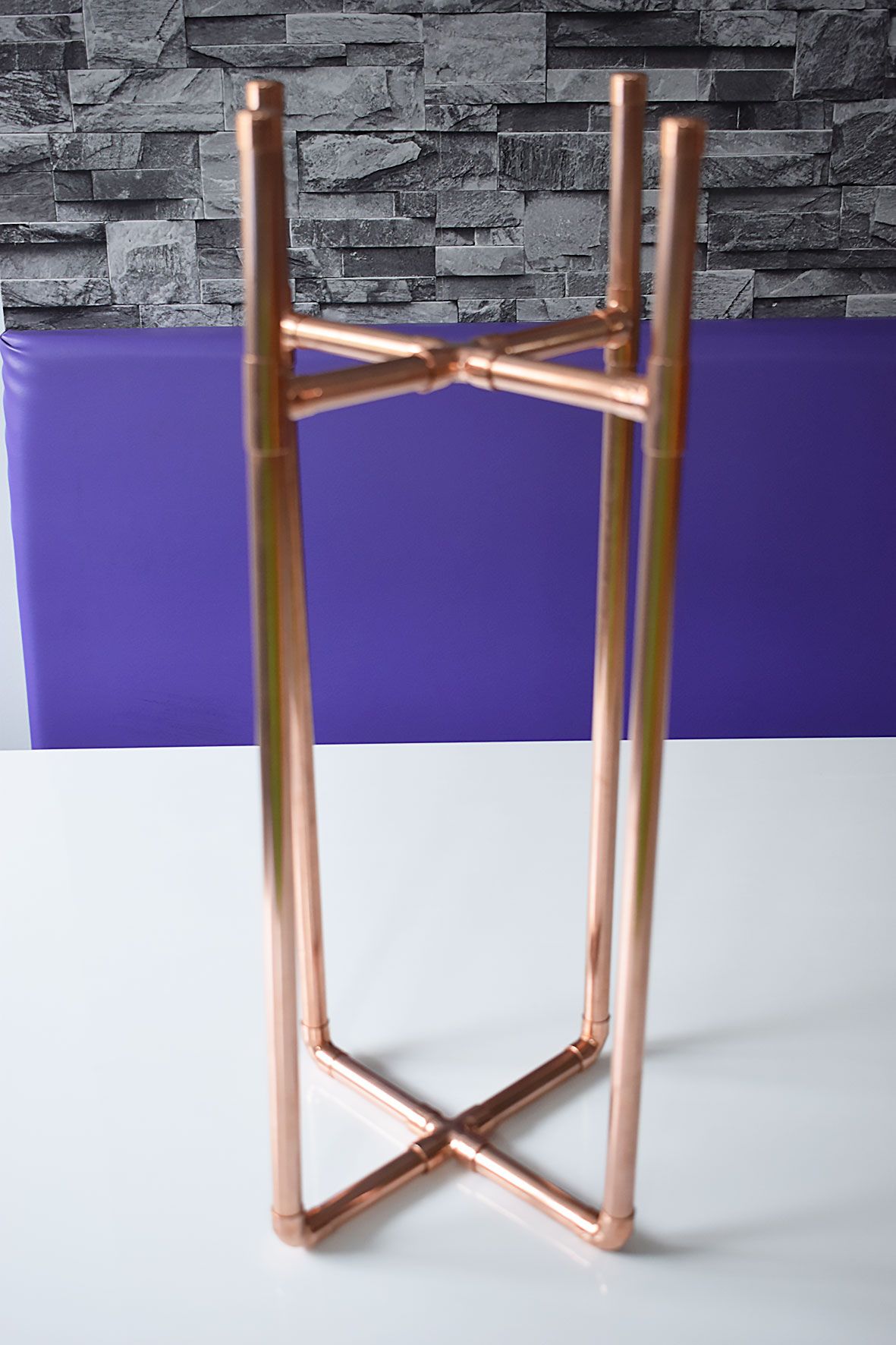How To Make A Diy Copper Plant Stand – Caradise In Copper Plant Stands (View 14 of 15)