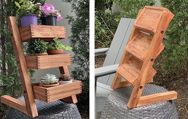 How To Make A Small Three Tier Plant Stand For Three Tiered Plant Stands (View 6 of 15)