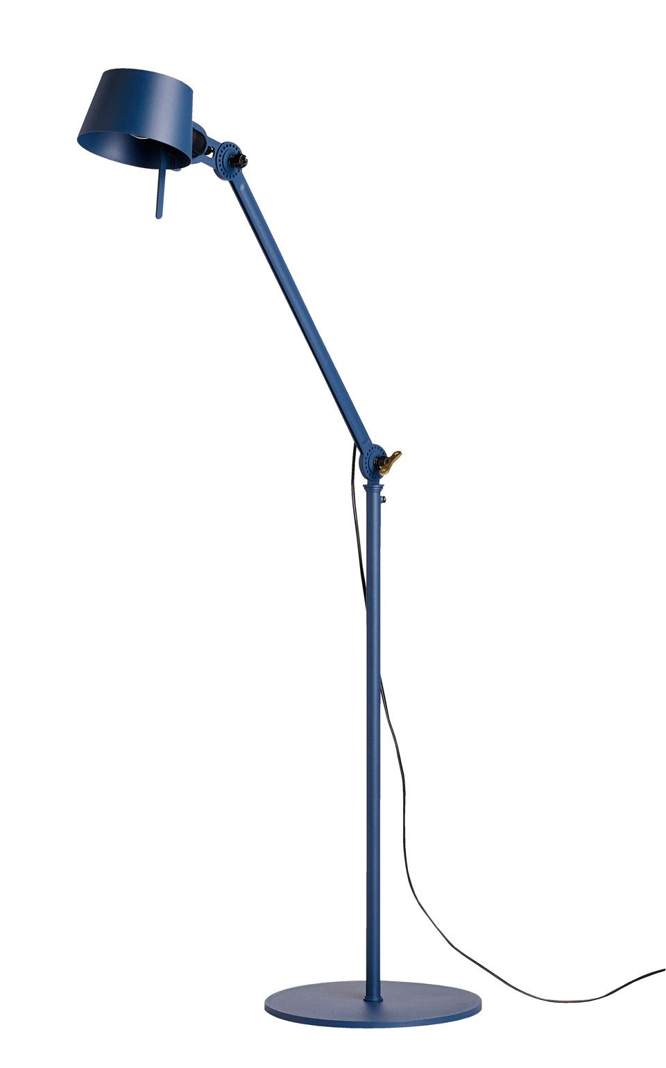 Industrial Blue Steel Bolt Floor Lamp – Tonone – Industrial Design Light Anton De Groof – Réf. 17090152 Intended For Blue Floor Lamps (Photo 6 of 15)