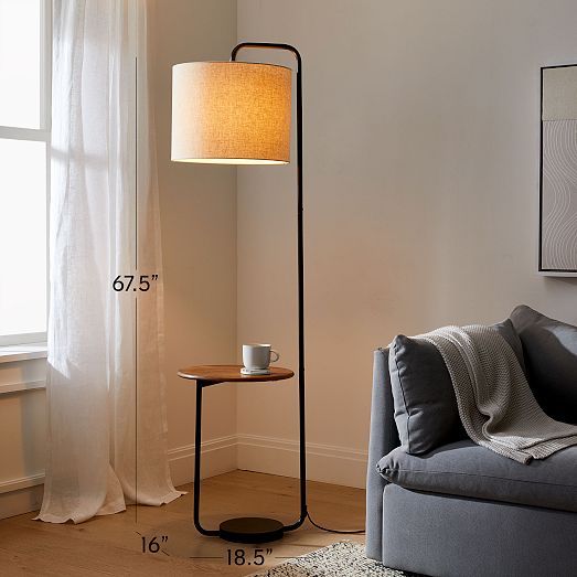 Industrial Shelf Floor Lamp (68") For 68 Inch Floor Lamps (View 6 of 15)