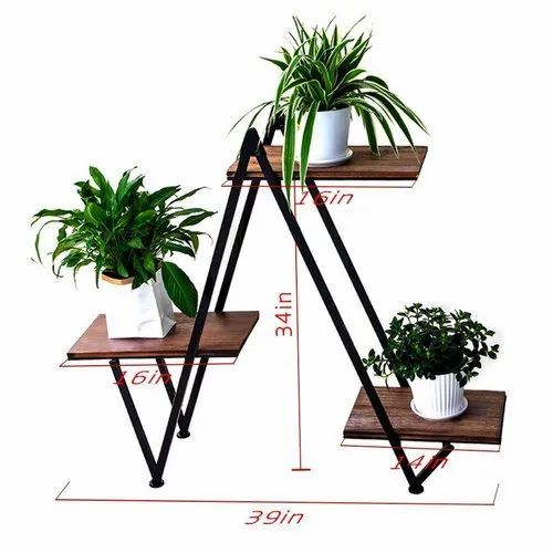 Iron 3 Tier Metal Plant Stand, Height: 34 Inch At Rs 2499 In Jamshedpur |  Id: 22488698573 With Regard To 34 Inch Plant Stands (View 8 of 15)