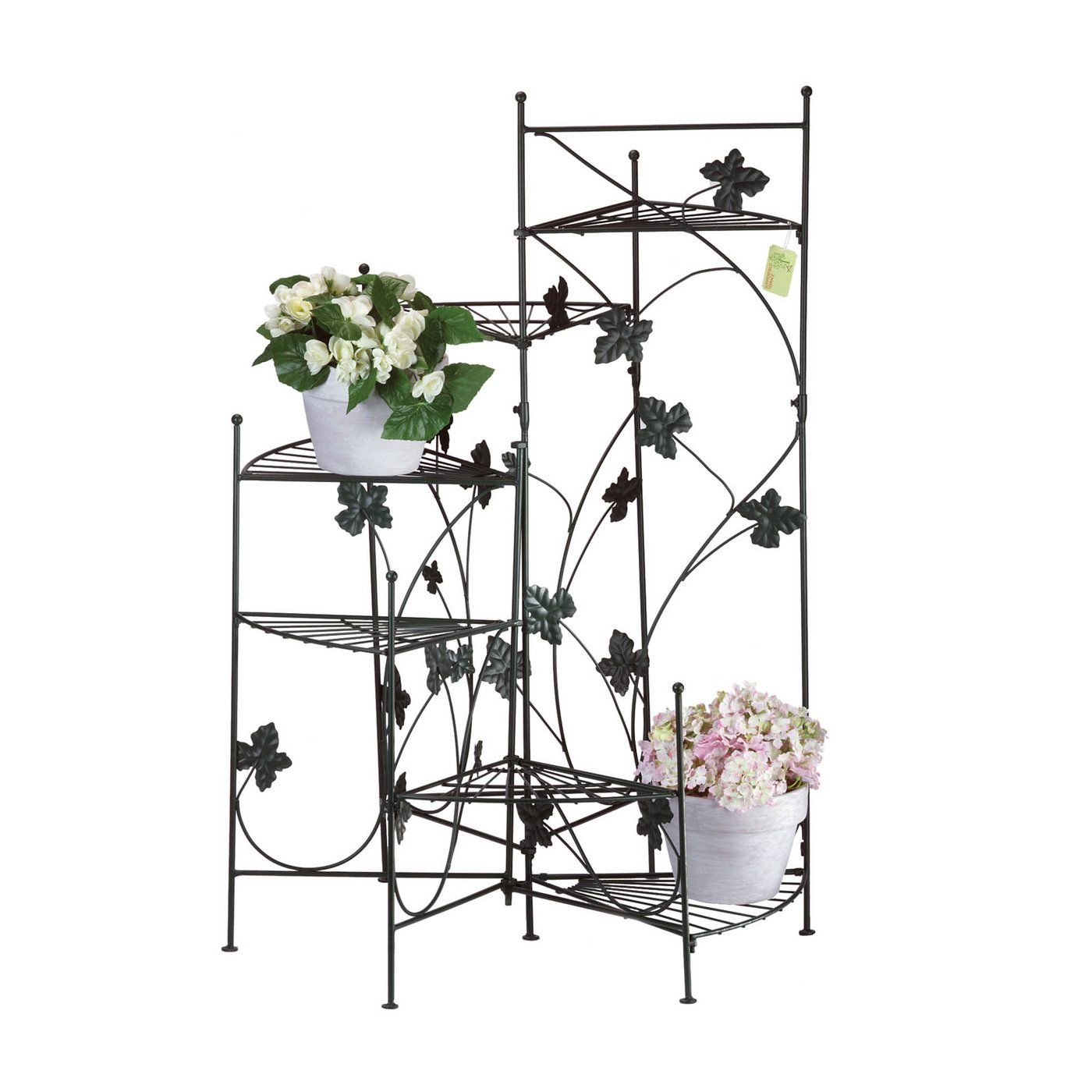 Ivy Design Staircase Plant Stand – Walmart Pertaining To Ivory Plant Stands (Photo 2 of 15)
